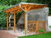 Pergola ke zdi domu