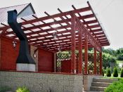 Pergola ke zdi domu