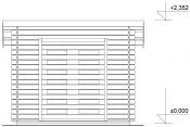 Dřevník Standard 250x200