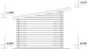 Dřevník Standard 350x250