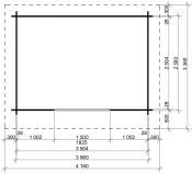 Dřevník Standard 350x250
