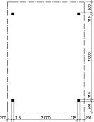 Stání Klasik 300x400