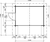 Stánek Standard 300x200