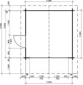 Stánek Standard 300x300