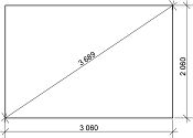 Stánek Standard 300x200