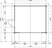 Stánek Standard 350x300