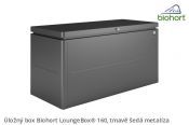 Úložný box LoungeBox 160, tmavě šedá
