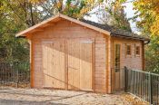 Dřevěná garáž Geir