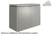 Úložný box HighBoard 160, šedý křemen