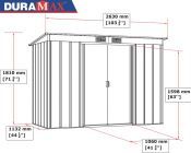 Pent Roof 8x4 zelený set