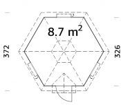 Eva 8,7 m2