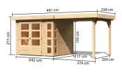 KERKO 3 přístavek 240 cm (82932) natur