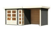 KERKO 3 přístavek 240 cm včetně zadní a boční stěny (82935) terragrau