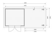KERKO 3 přístavek 280 cm (82937) terragrau