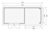 KERKO 4 přístavek 240 cm (82940) natur