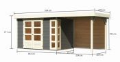 KERKO 4 přístavek 240 cm včetně zadní stěny (9190) terragrau