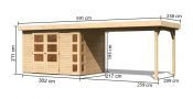 KERKO 4 přístavek 280 cm (82944) natur