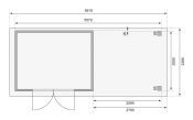 KERKO 4 přístavek 280 cm (82944) natur