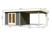 RADEBURG 1 přístavek 330 cm (31465) terragrau