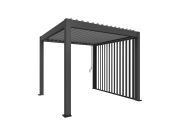 Pergola 300x300, šedá/stříbrná