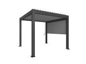 Pergola 300x300, šedá/stříbrná