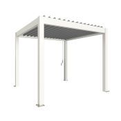 Pergola 300x300, bílá/stříbrná