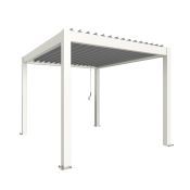 Pergola 300x350, bílá/stříbrná