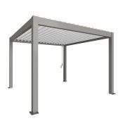 Pergola 350x350, křemen/bílá