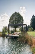 Pergola 400x300, tmavě šedá/stříbrná