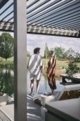 Pergola 400x300, tmavě šedá/stříbrná