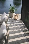 Pergola 400x300, tmavě šedá/stříbrná