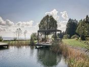 Pergola 400x300, tmavě šedá/stříbrná