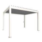 Pergola 400x300, bílá/stříbrná