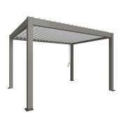 Pergola 400x300, křemen/bílá
