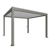 Pergola 400x350, křemen/bílá