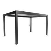 Pergola 450x300, tmavě šedá/stříbrná
