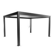 Pergola 450x350, tmavě šedá/stříbrná