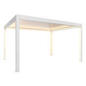 Pergola 450x350, bílá