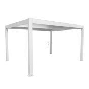Pergola 450x350, bílá/stříbrná