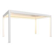 Pergola 500x300, bílá