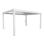 Pergola 500x350, bílá/stříbrná