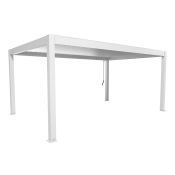 Pergola 550x350, bílá/stříbrná