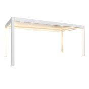 Pergola 600x300, bílá