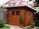 Zahradní domek Robin 250x200 Ekonomik, dvoukřídlé dveře, oplechování střechy, okapové žlaby, svody - pozink