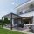 Zahradní hliníková pergola 300x300, tmavě šedá/stříbrná metalíza - Biohort