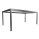 Zahradní hliníková pergola 600x350, šedý křemen/stříbrná metalíza - Biohort