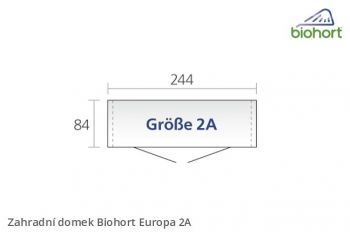 Zahradní domek Europa 2A - Biohort