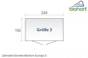 Zahradní domek Europa 3 - Biohort
