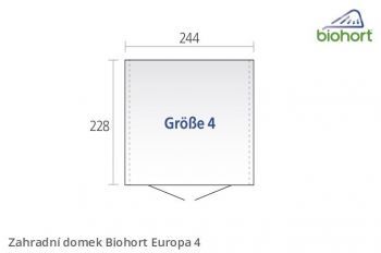 Zahradní domek Europa 4 - Biohort