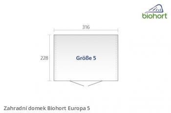 Zahradní domek Europa 5 - Biohort